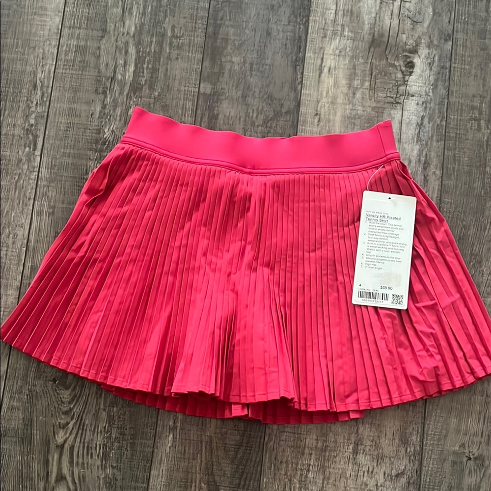 Pleated Pink Skirt